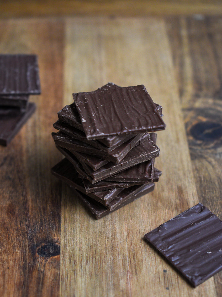 Galetjes voor bij de koffie 65% craft donkere melk chocolade - Single origin Kameroen