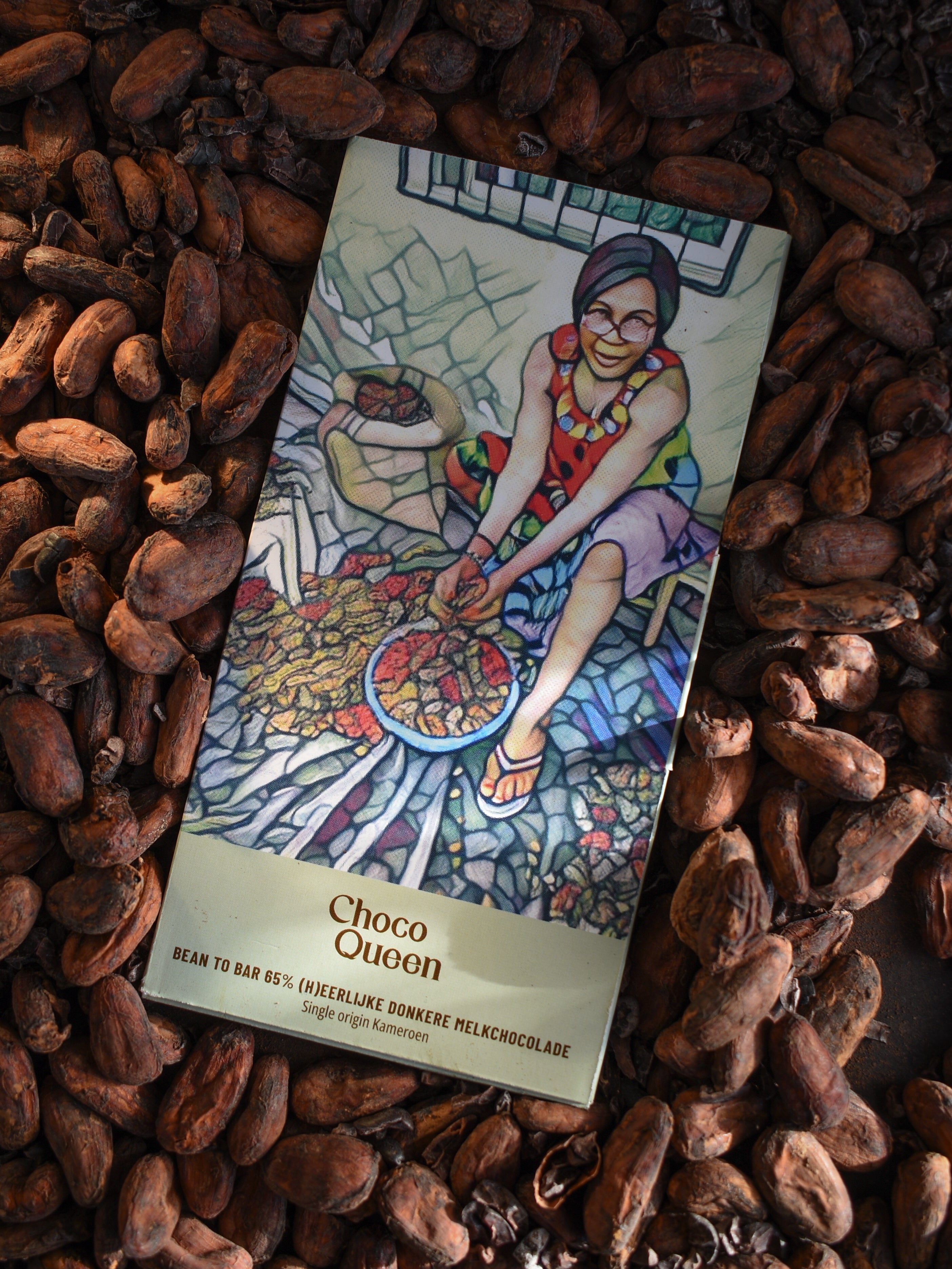 Single origin Kameroen - 65% craft donkere melkchocolade 80g