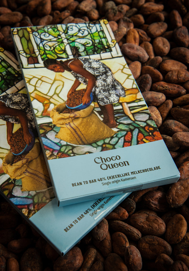 Single origin Kameroen - 40% craft pure chocolade - 3 x 80g