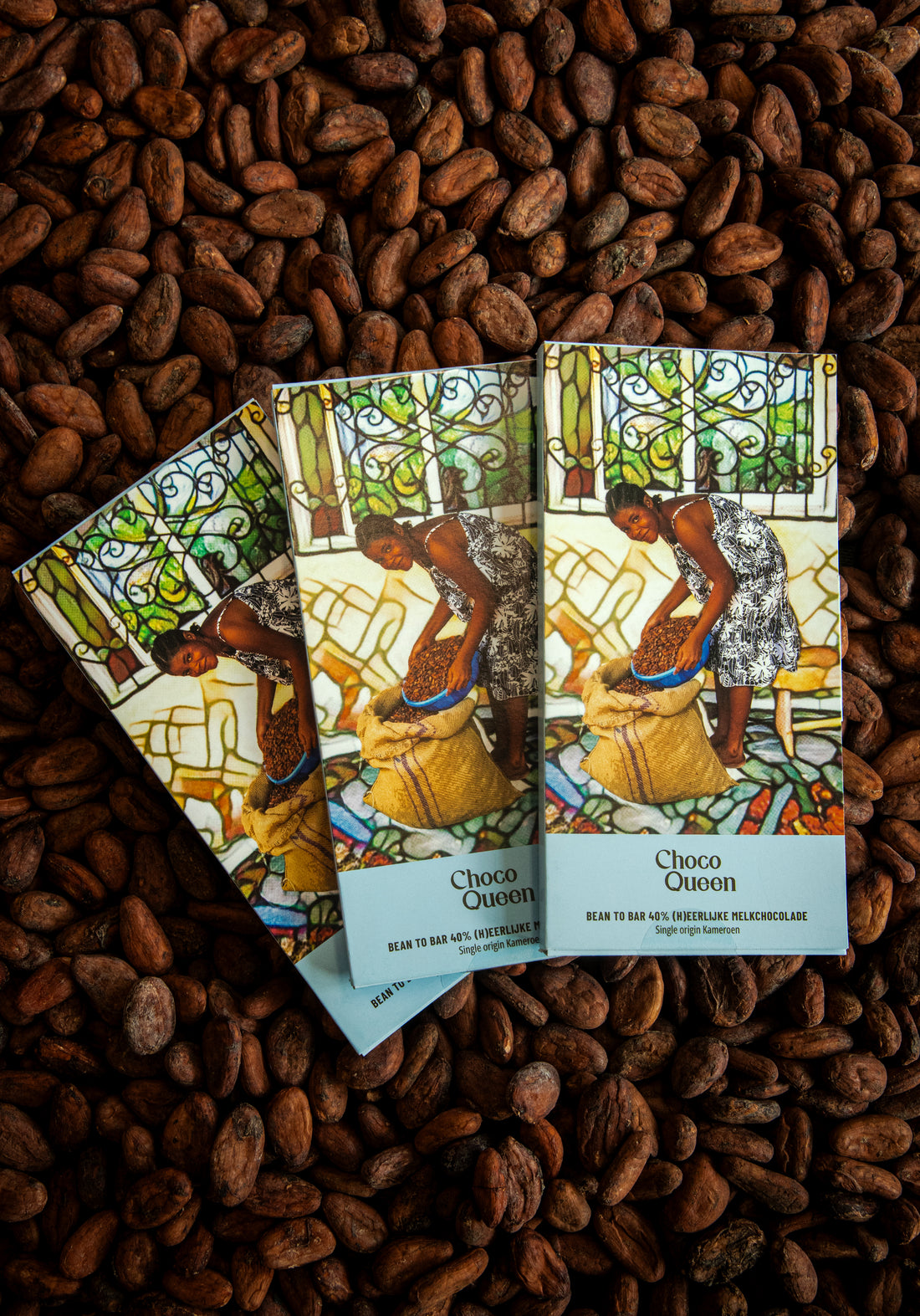 Single origin Kameroen - 40% craft pure chocolade - 3 x 80g